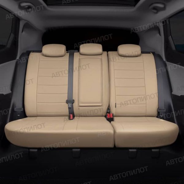 Чехлы Автопилот Экокожа на Citroen Jumper 3-х местный