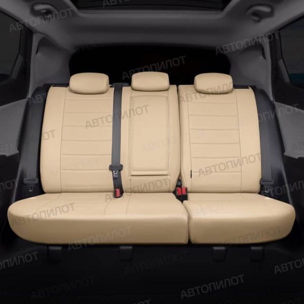 Чехлы Автопилот Экокожа на Citroen Jumper 3-х местный