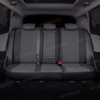 Чехлы Автопилот Экокожа Ромб на SsangYong Rexton 2002-2012 г.в.