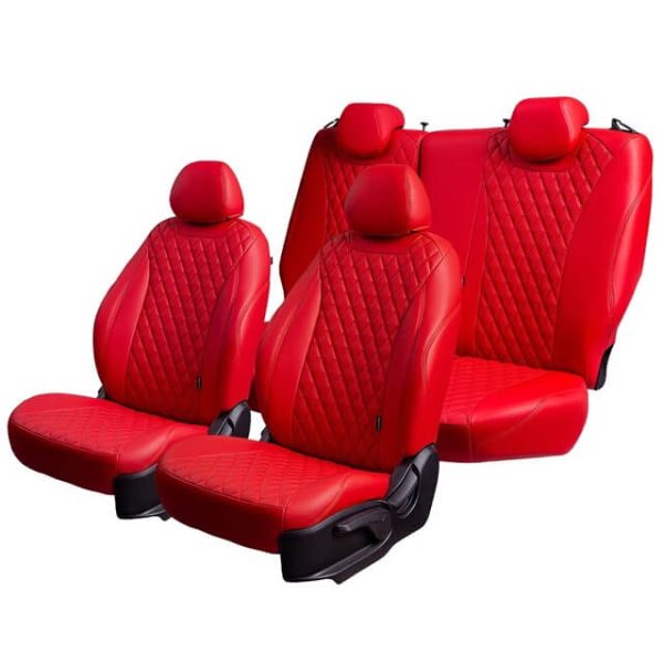 Чехлы Премиум Экокожа Байрон Ромб на Great Wall Hover H5 2011-2017 г.в.