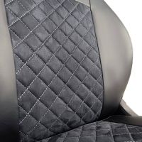 Чехлы Алькантара на Nissan Juke