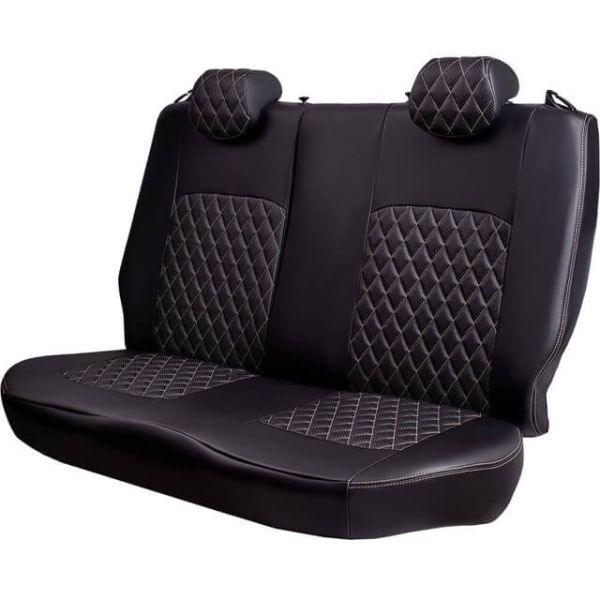 Чехлы Экокожа Турин Ромб на Nissan Juke 2010-2019 г.в.