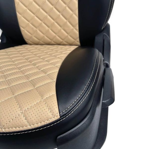 Чехлы Экокожа Ромб на Nissan Juke