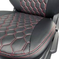 Чехлы Экокожа Ромб на Nissan Juke