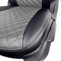 Чехлы Экокожа Ромб на Nissan Juke